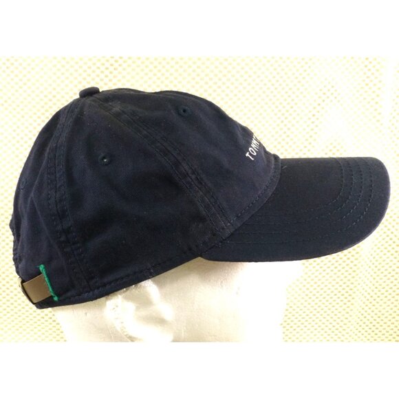 Tommy Hilfiger Spell Out Navy Blue Baseball Cap W/ Red Under Visor - Picture 2 of 8